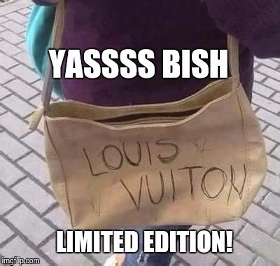 lv trash bag meme|Louis Vuitton Trash Can Meme Generator .